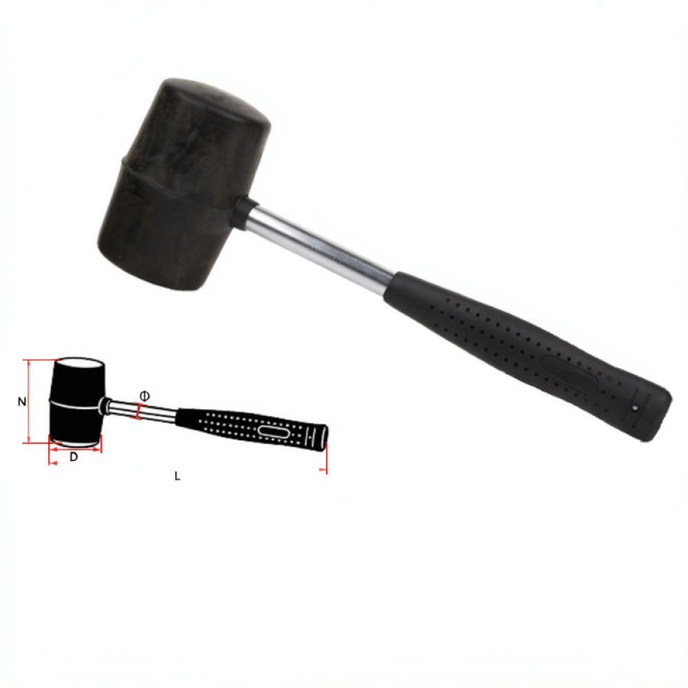 Home Improvement Mark - Premium Rubber Mallet For Ceramic Tile